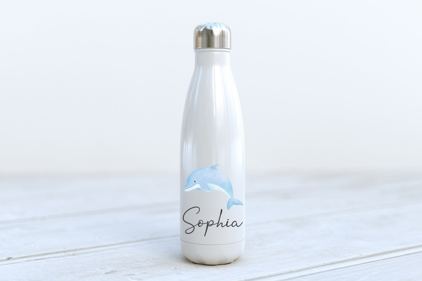 Personalised Water Bottle - Dolphin