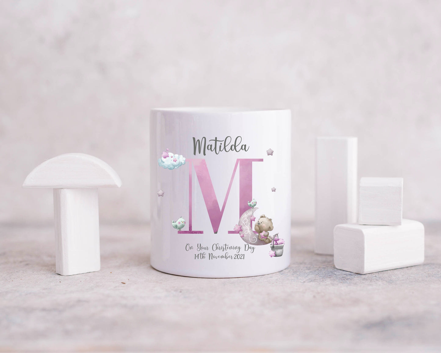 Personalised Money Box - Christening, Baptism, Naming Day