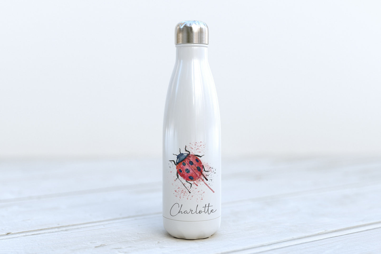 Personalised Water Bottle - Ladybird