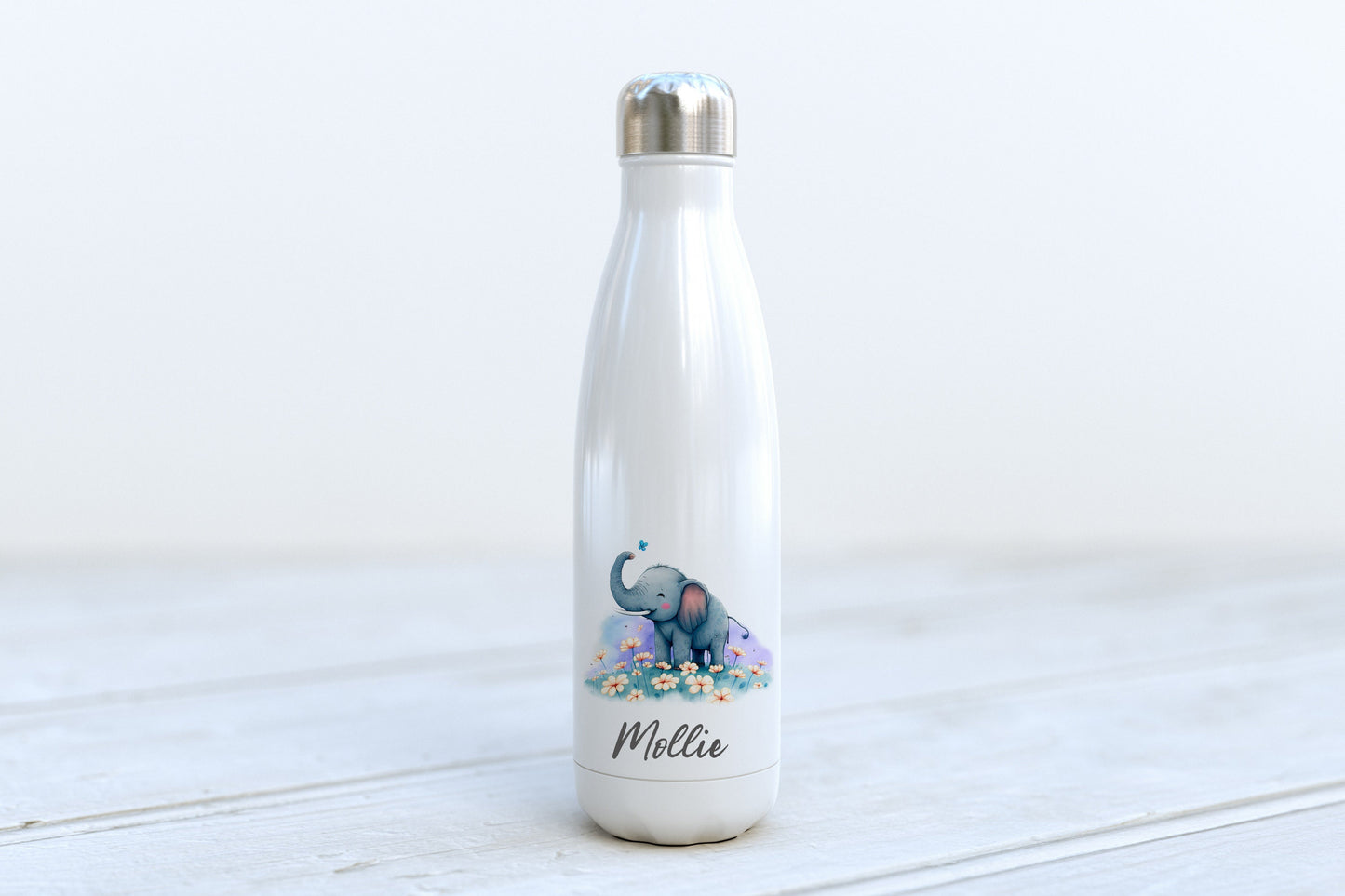 Personalised Water Bottle - Elephant