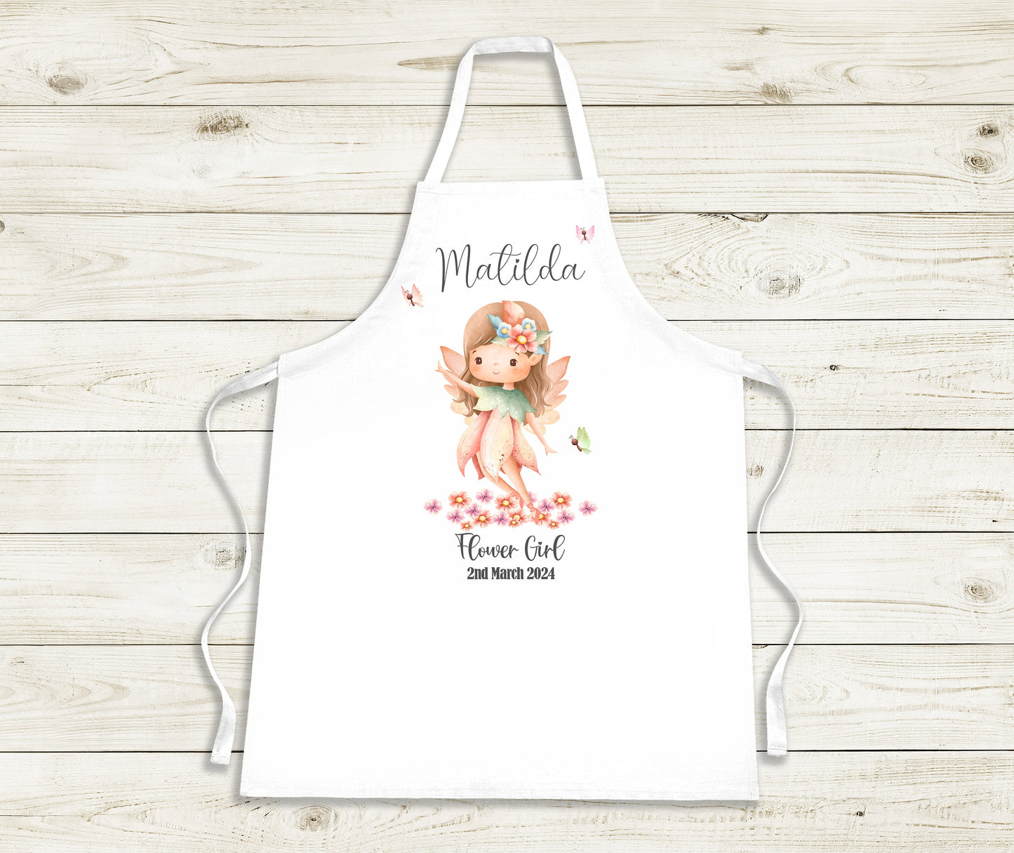 Personalised Apron - Flower Girl / Bridesmaid