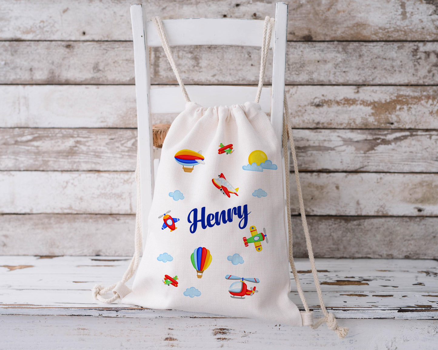 Personalised Drawstring Bag - Transport