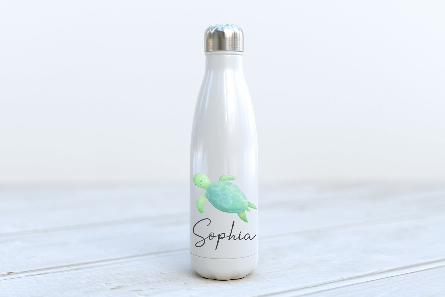 Personalised Water Bottle - Sea Turtle