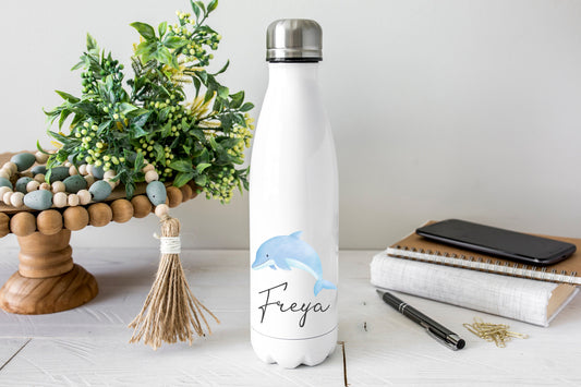 Personalised Water Bottle - Dolphin