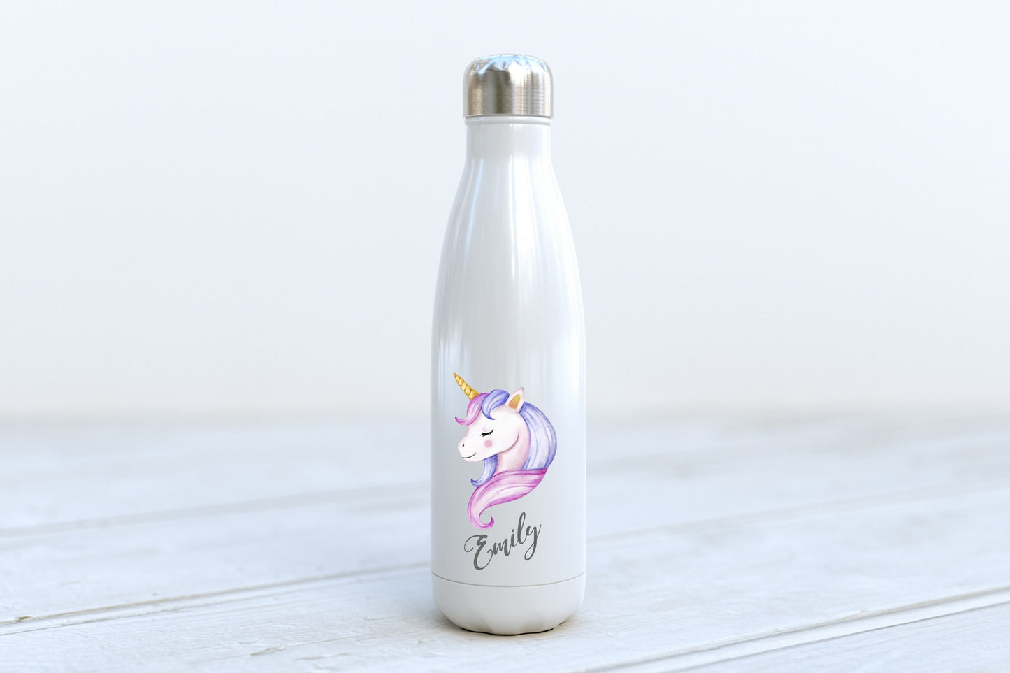 Personalised Water Bottle - Unicorn