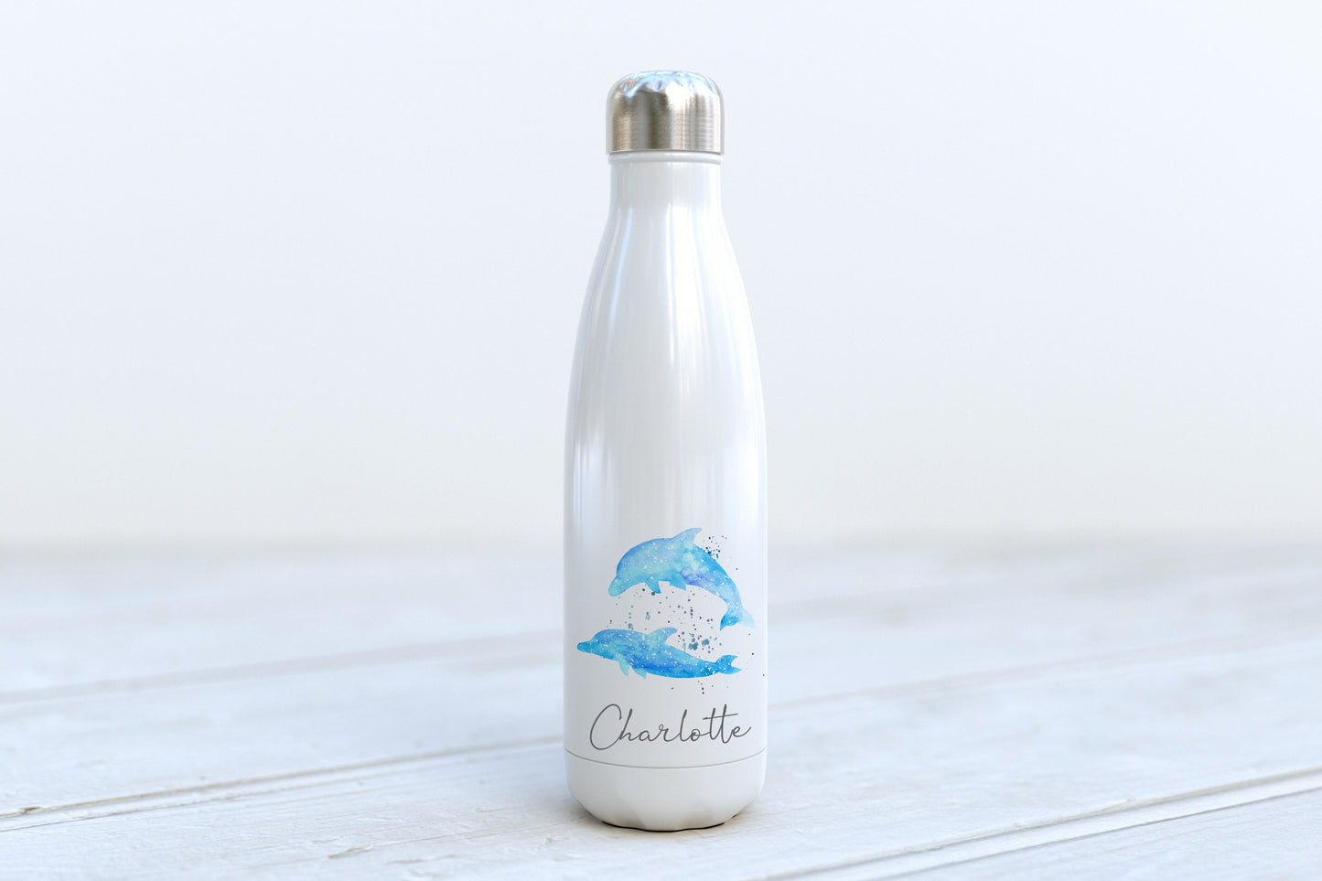Personalised Water Bottle - Dolphin