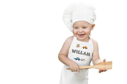 Personalised Apron - Cars