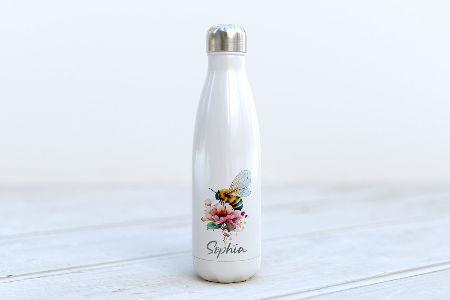 Personalised Water Bottle - Bumble Bee