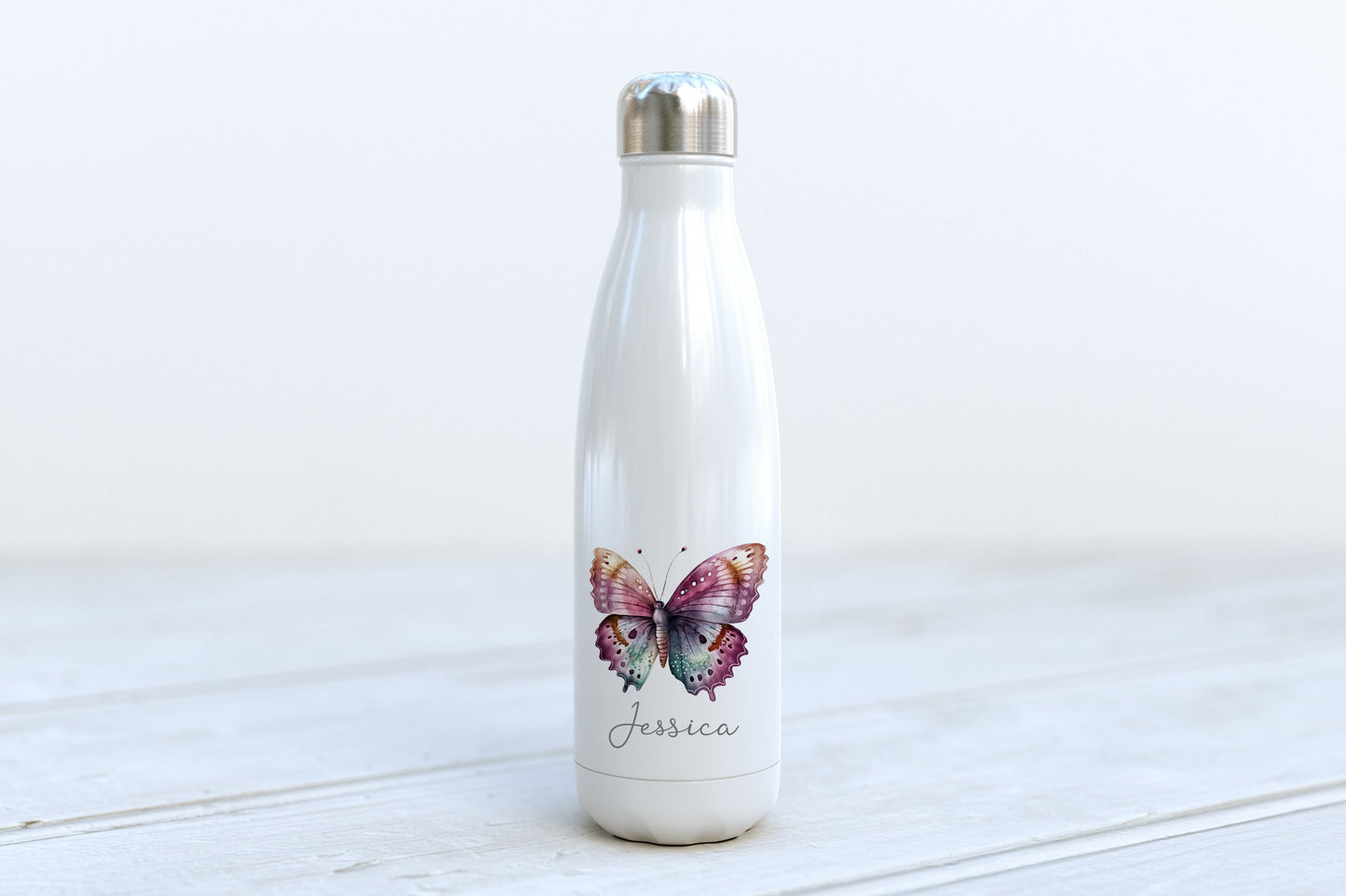 Personalised Water Bottle - Butterfly