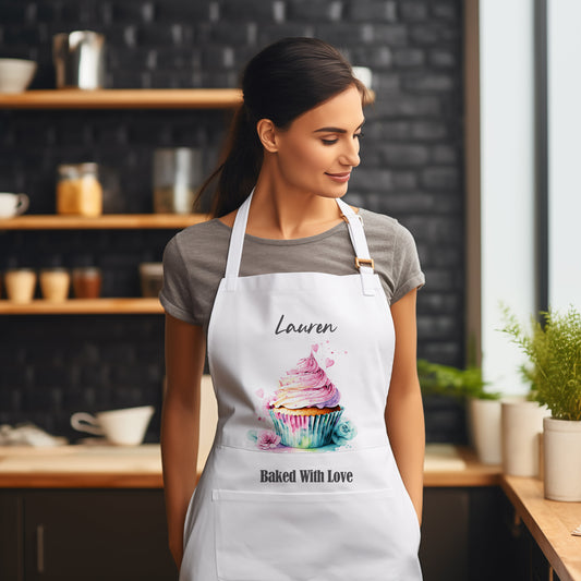 Personalised Apron - Adult - Cupcake
