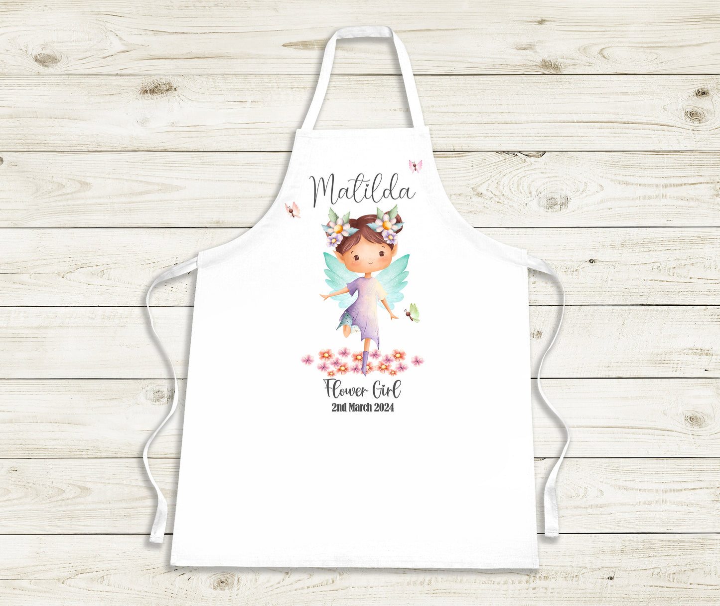 Personalised Apron - Flower Girl / Bridesmaid