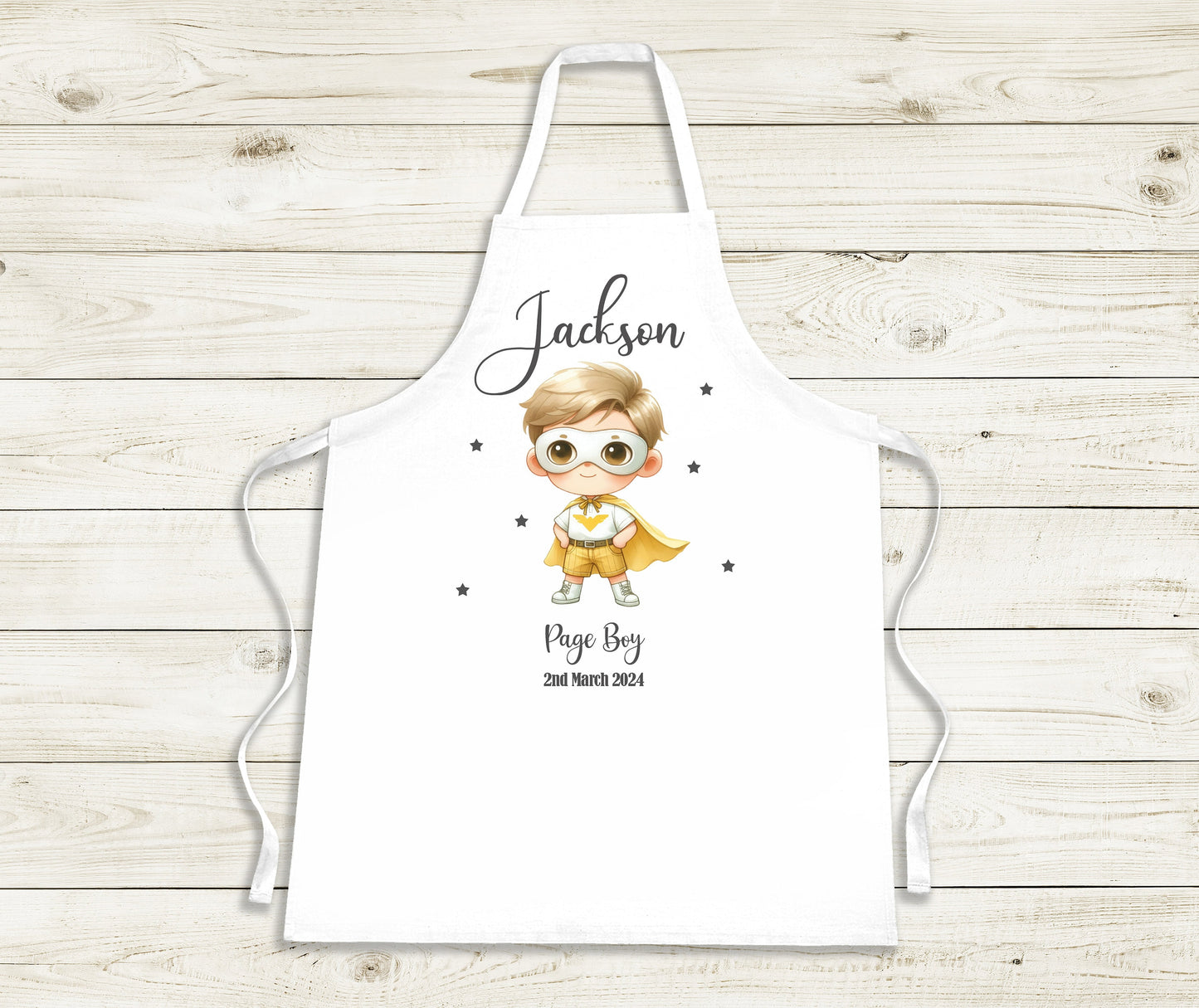 Personalised Apron - Page Boy