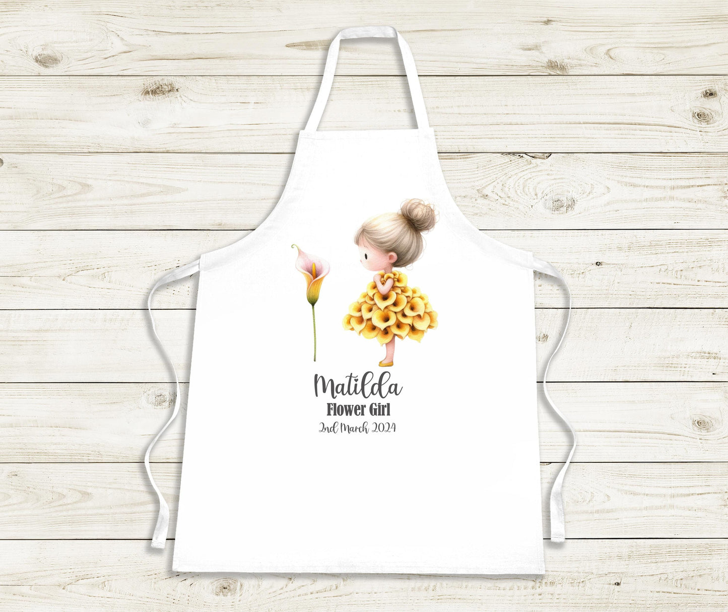 Personalised Apron - Flower Girl / Bridesmaid