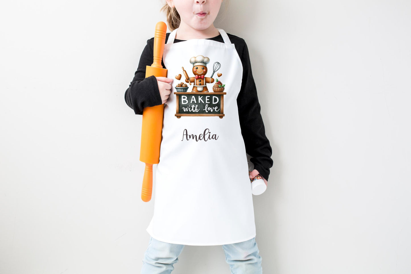 Personalised Apron - Christmas Gingerbread