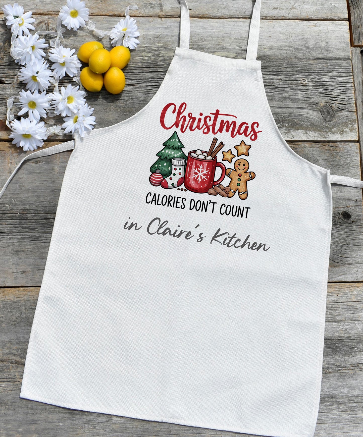 Personalised Apron - Adult - Christmas